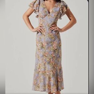 ASTR the Label Celestine Floral Midi Dress - Size XL - never worn